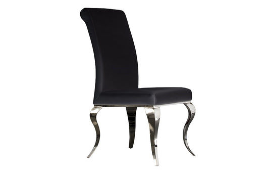Barroque Dining Chair Black