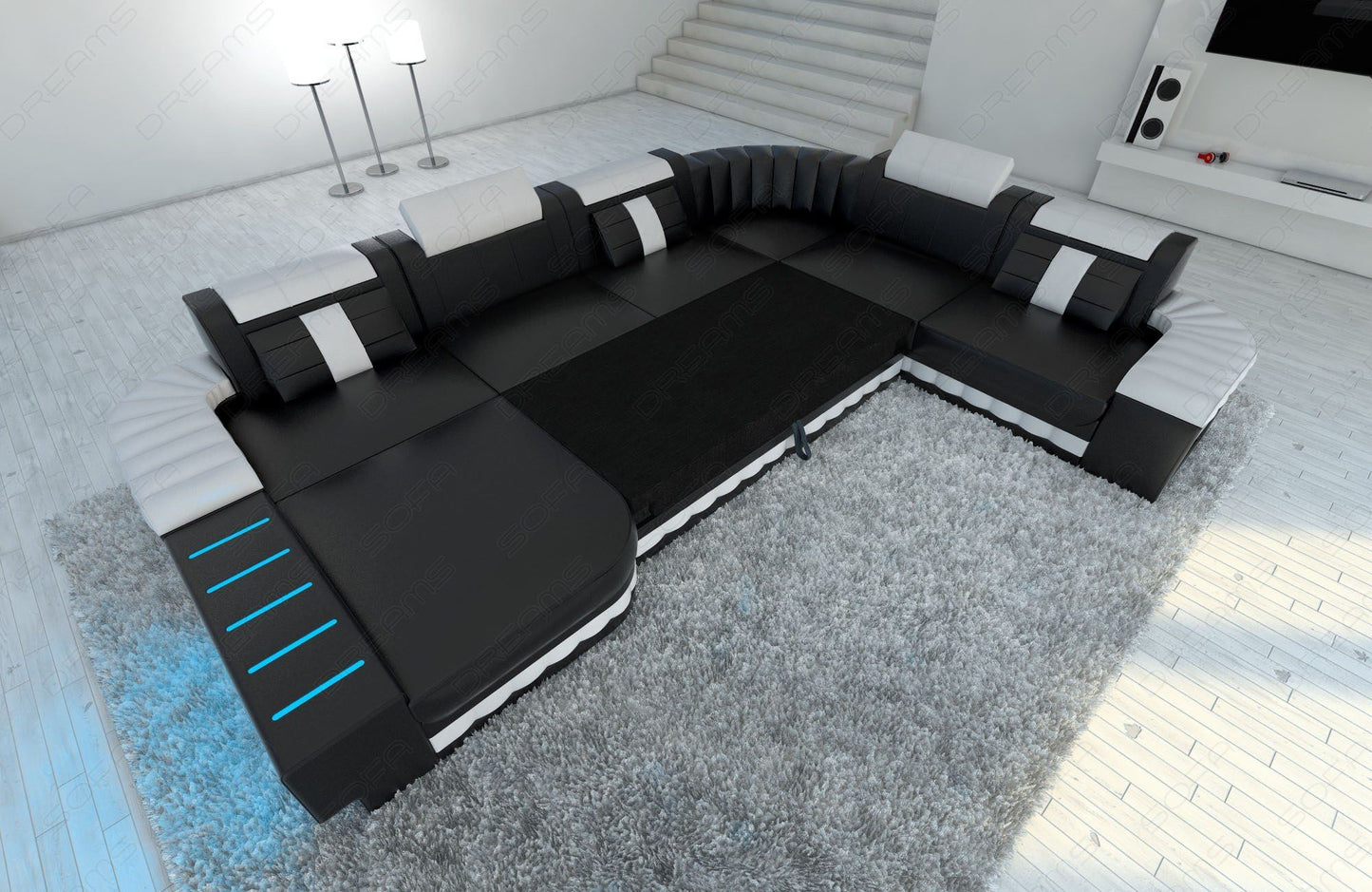 Sofa Sectional Baronka Xxl As A Fabric Sofa