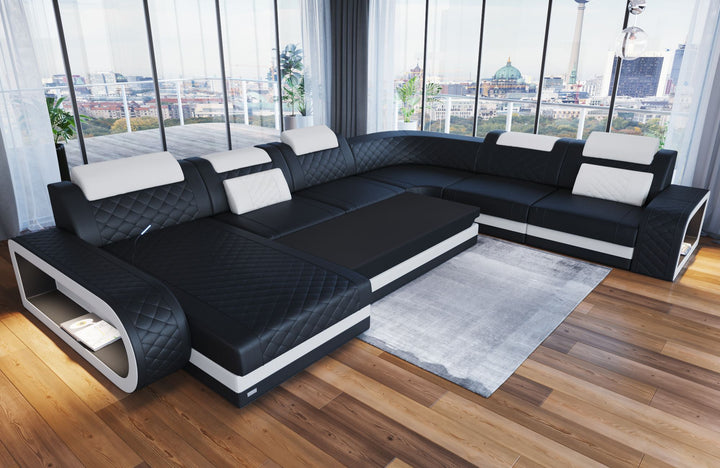 Detailbild der optional erhÃ¤ltlichen Schlaffunktion fÃ¼r das Sofa Berlin XXL