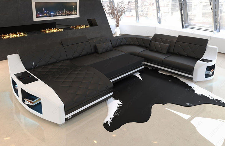 Detailbild der optional erhÃ¤ltlichen Schlaffunktion beim Sofa Swing XXL