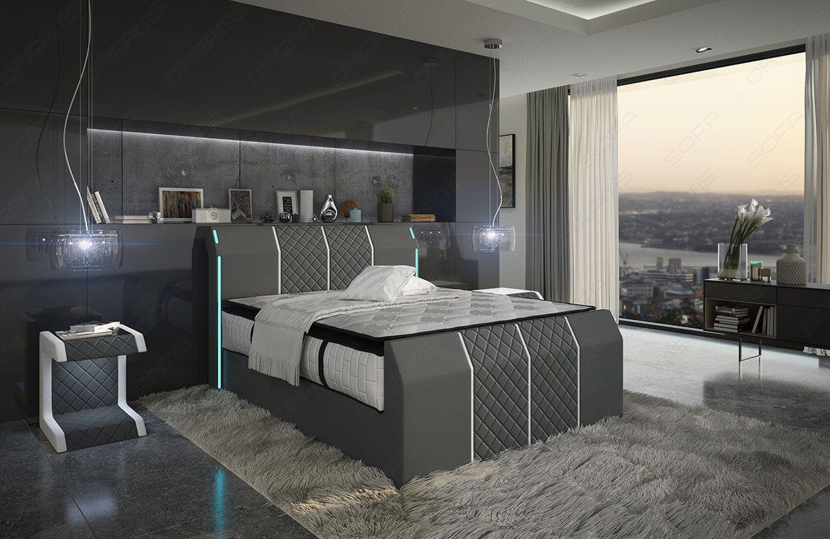 Paris Box Spring Bed With Mattress And Topper