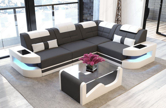 Mini Sofa Taho With Fabric Cover Couch With Led