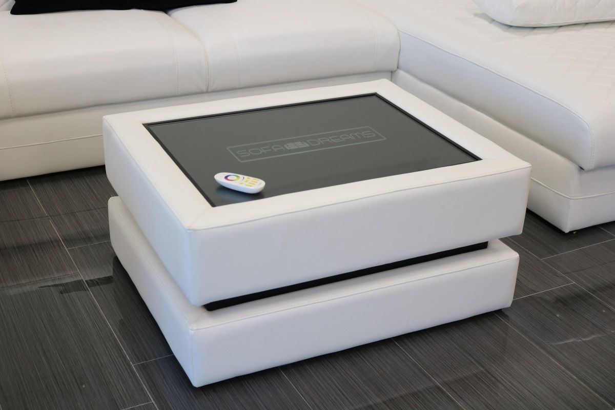 Leather Coffee Table Heat - Individual Engraving