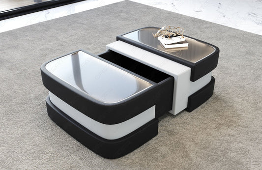 Coffee Table Elegance Leather