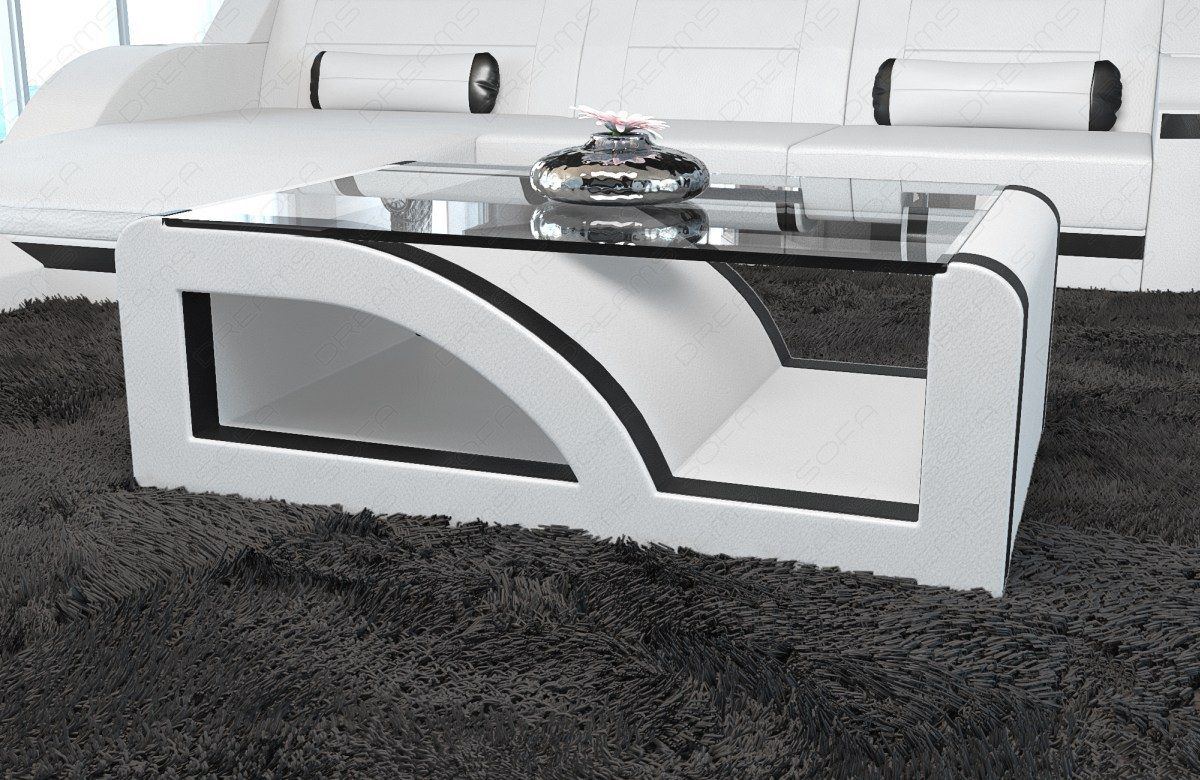 Paloma Leather Coffee Table