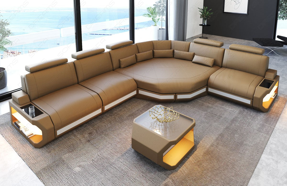 Corner Sofa Rayy Leather
