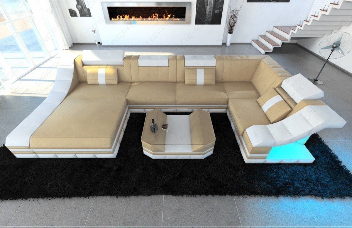 Leather Sectional Temoni Mini U Shape