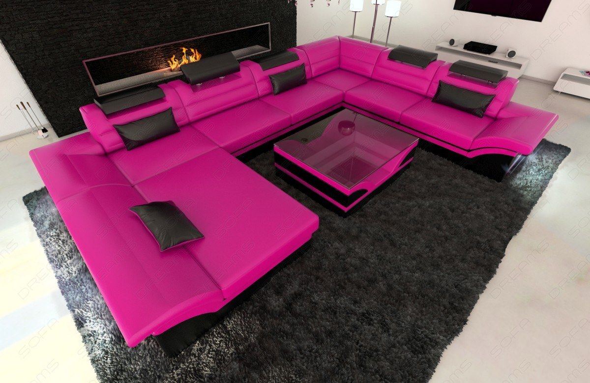 Xxl Sectional Enzo Leather