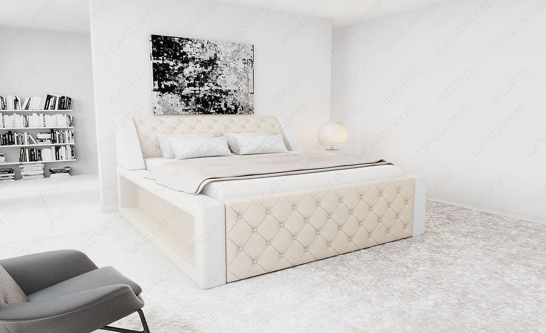 Komplett Bett Arezzo in beige