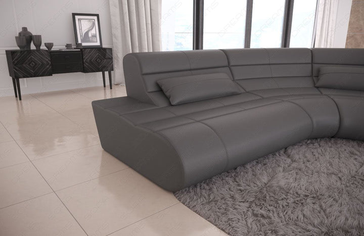 Seitenansicht des Concept Mini Sofas in grau
