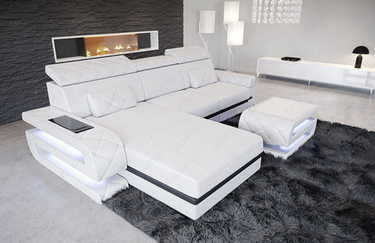 Corner Sofa Bologna Leather