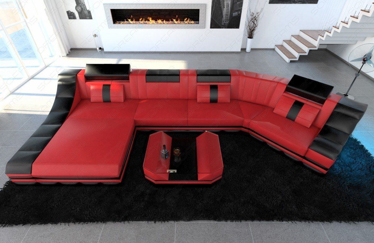 Temoni Sectional In C Shape With Led Light