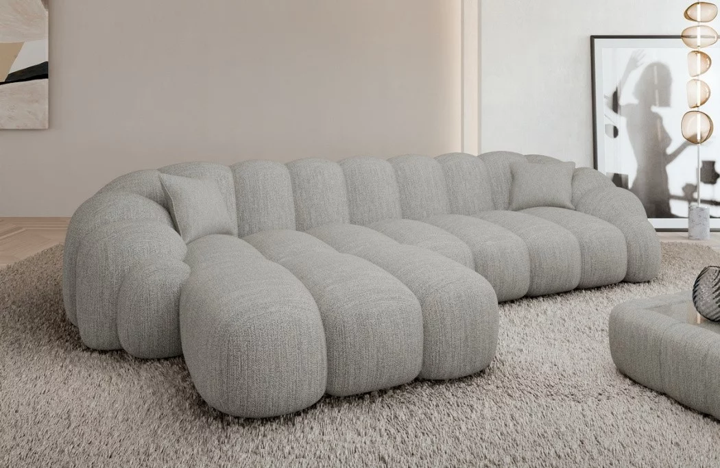 Fabric Corner Sofa Rajada L Shape Short