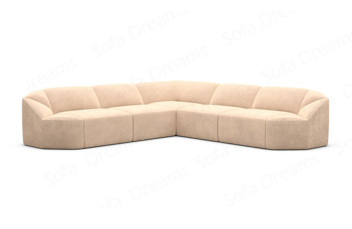 L-Shaped Fabric Sofa Cabrera