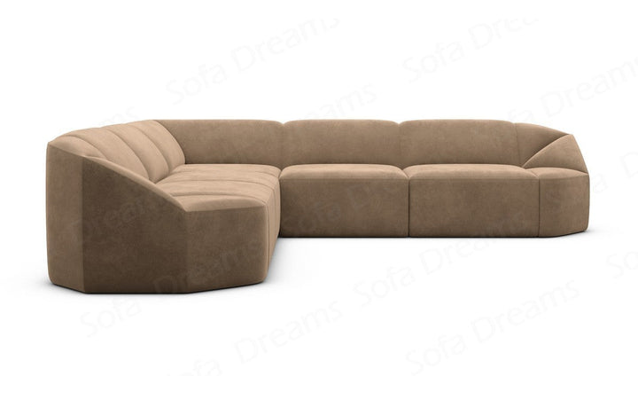 L-Shaped Fabric Sofa Cabrera