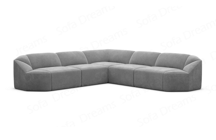 L-Shaped Fabric Sofa Cabrera