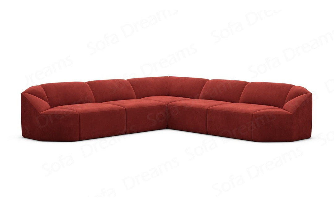 L-Shaped Fabric Sofa Cabrera