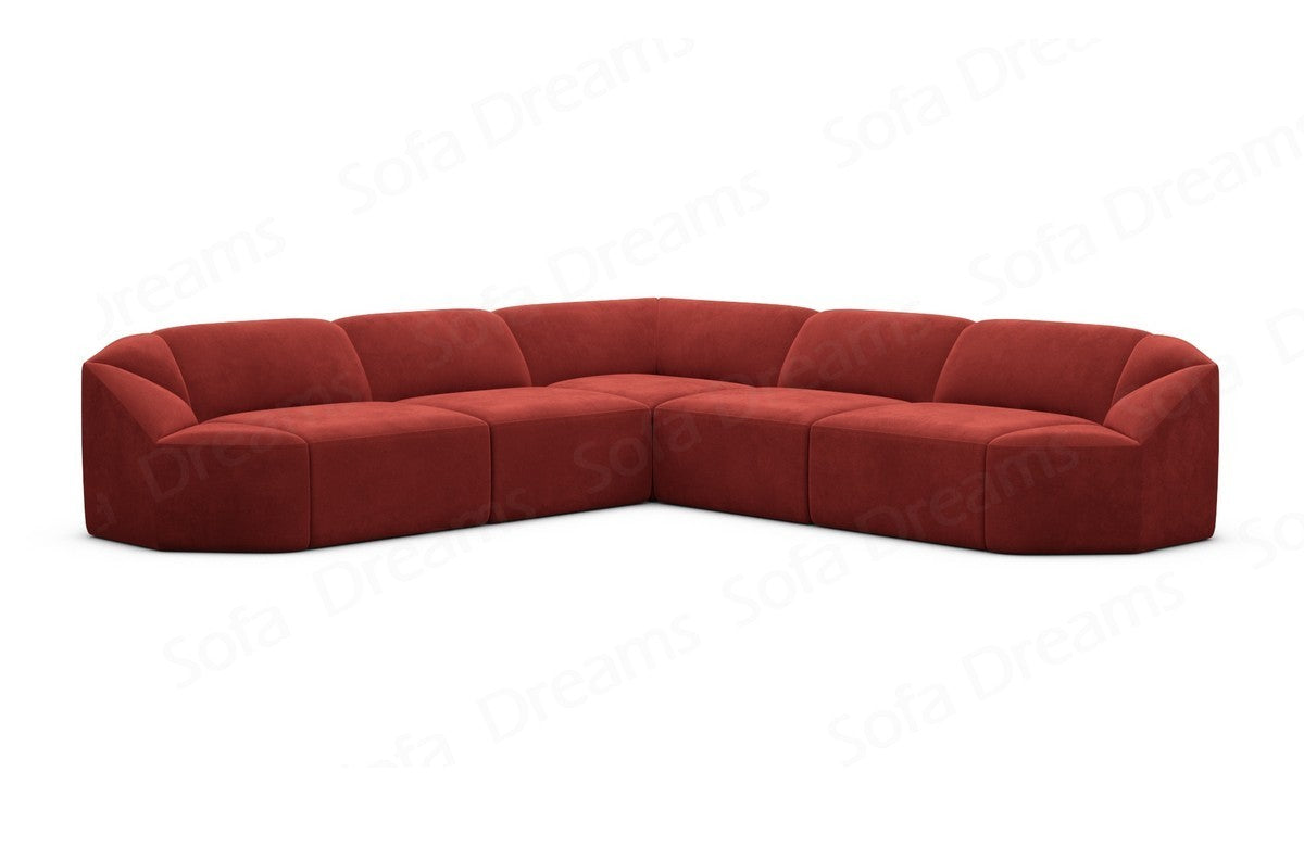 L-Shaped Fabric Sofa Cabrera