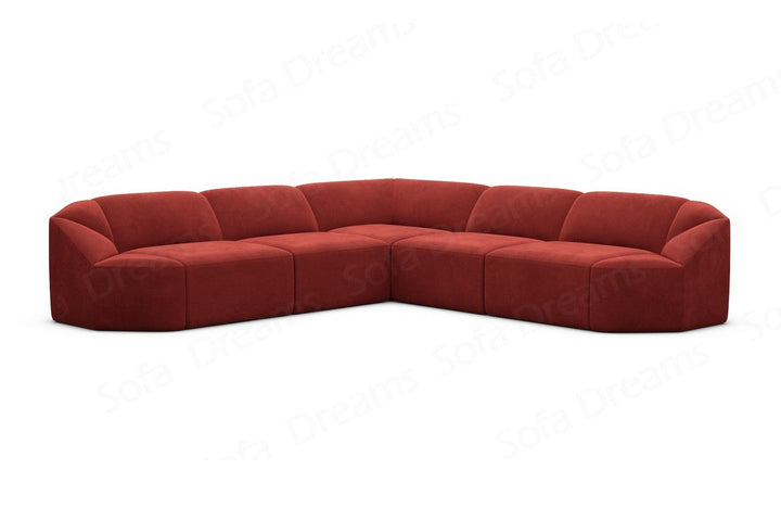 L-Shaped Fabric Sofa Cabrera