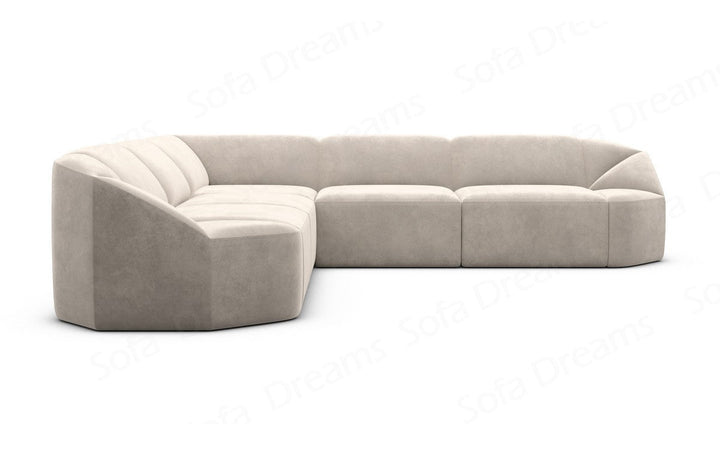 L-Shaped Fabric Sofa Cabrera