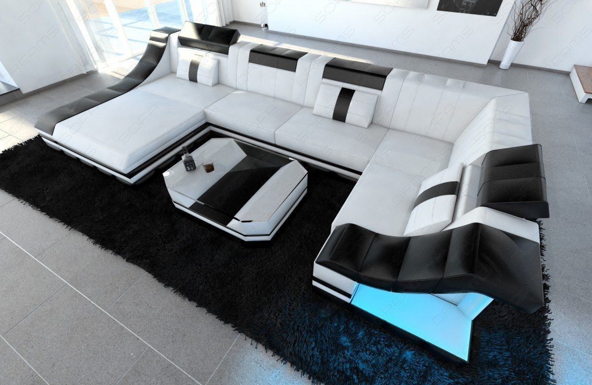 Leather Sectional Temoni Mini U Shape