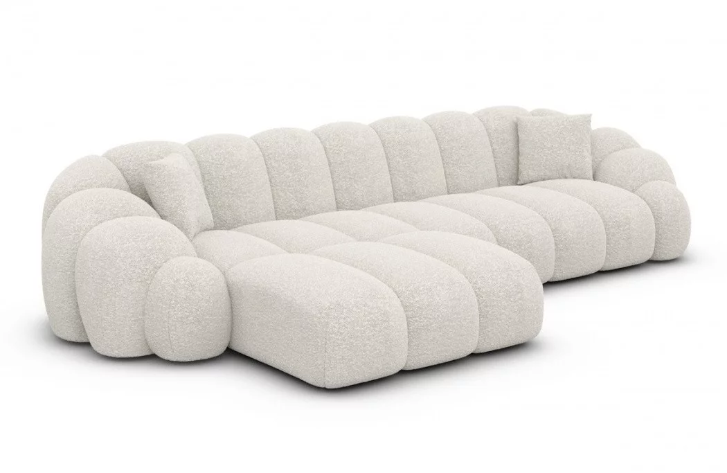 Fabric corner sofa Rajada L shape short