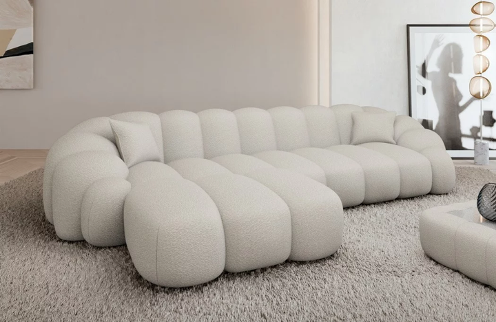 Fabric corner sofa Rajada L shape short