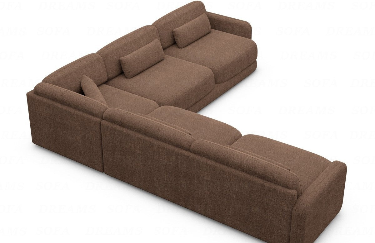 Corner Sofa Valencia L Shape Fabric