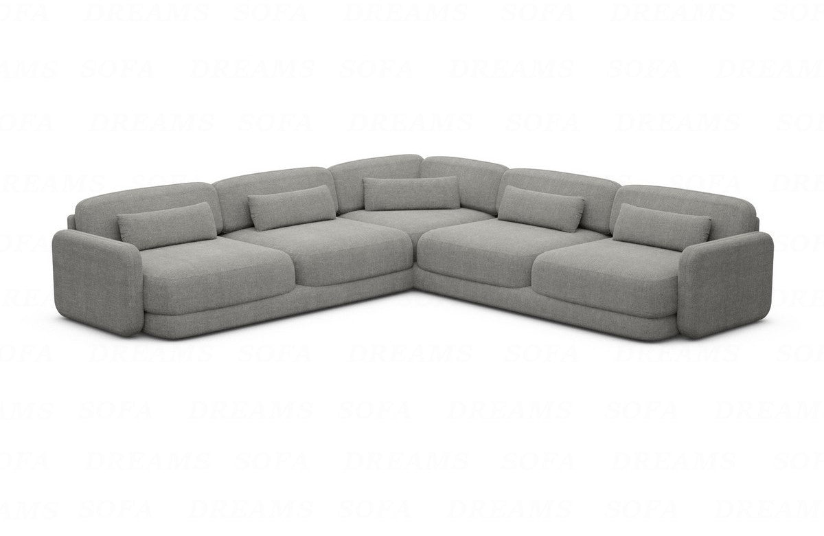 Corner Sofa Valencia L Shape Fabric