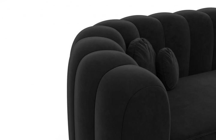 Corner sofa Almeria L shape fabric