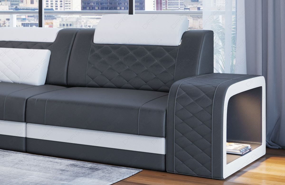 Corner Sofa Berlin L Shape Mini Leather