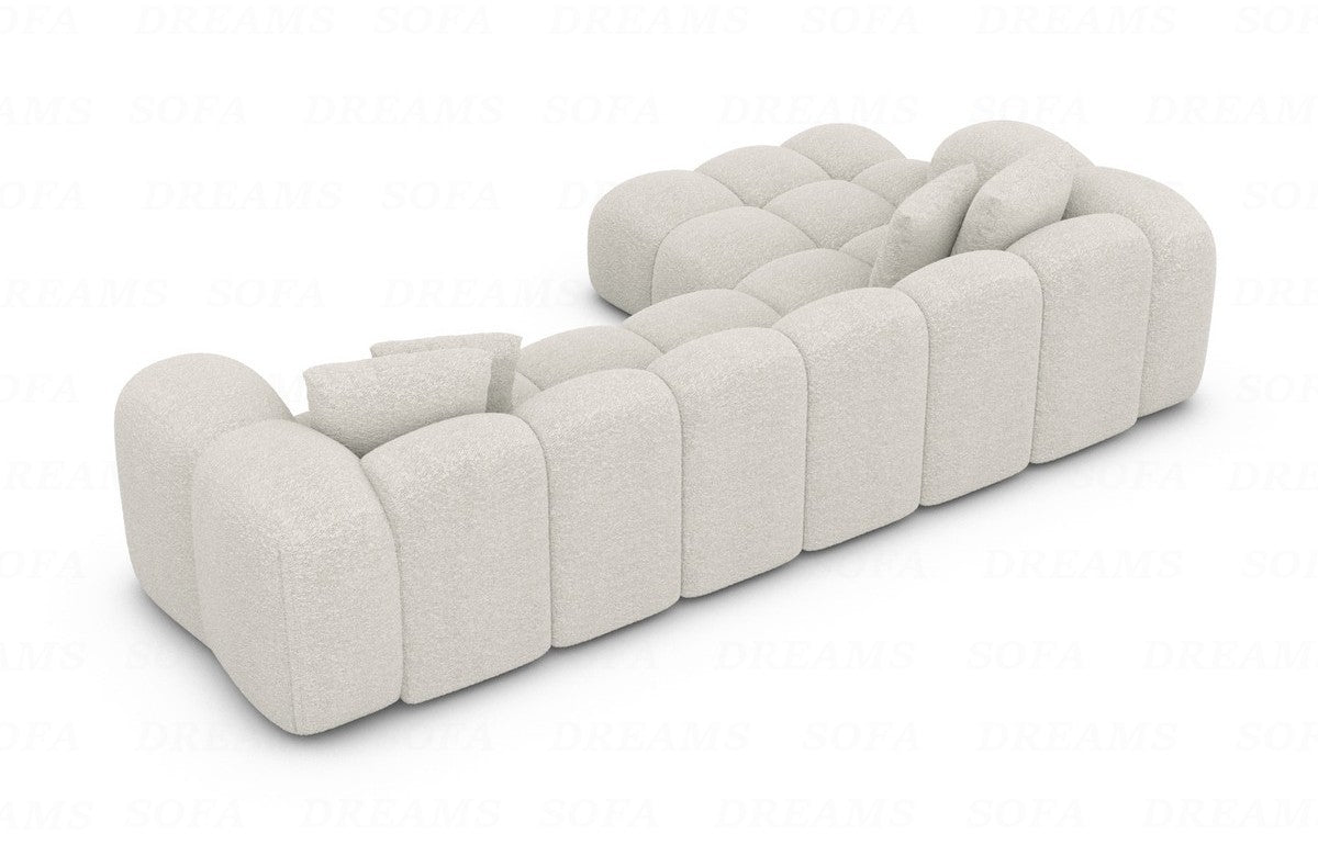 Formentera L-Shaped Corner Sofa, Short Fabric