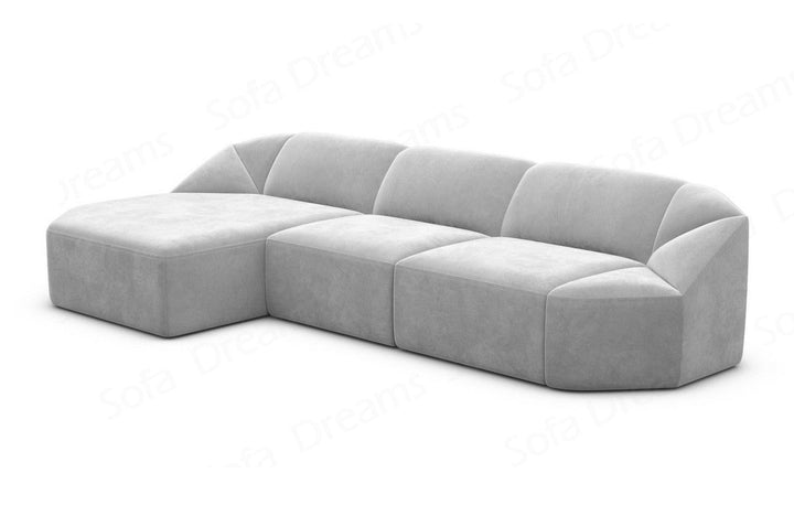 Upholstered Corner Sofa Cabrera L Shape Short