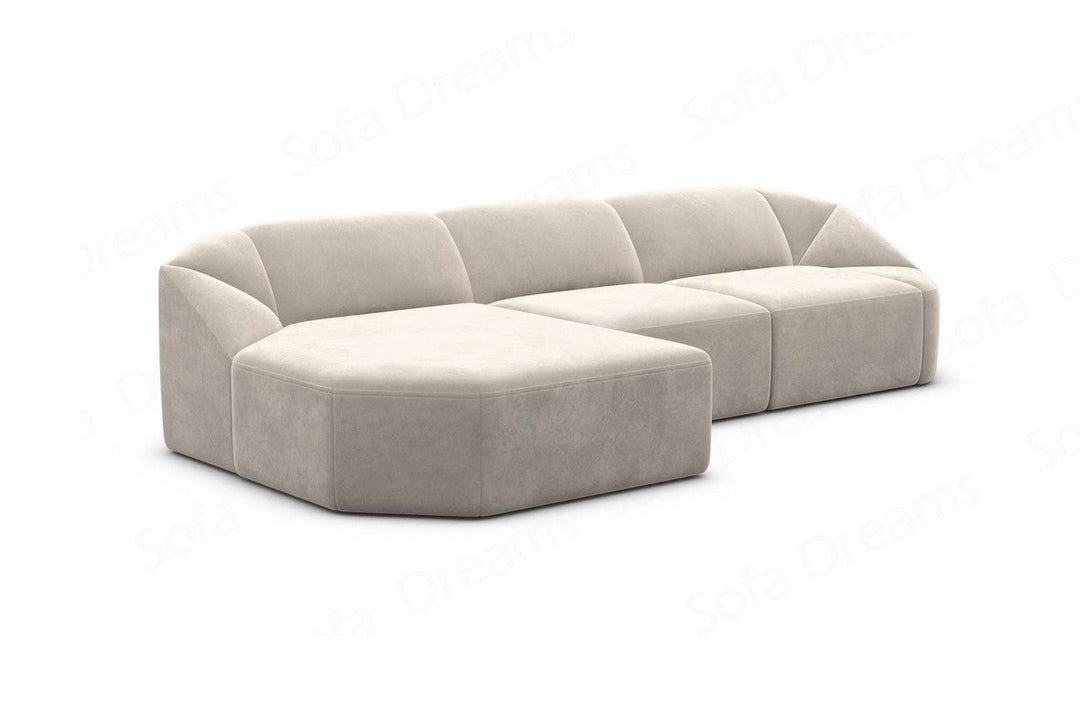 Upholstered Corner Sofa Cabrera L Shape Short