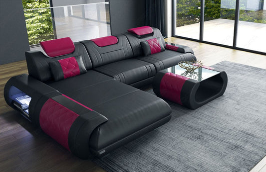 Corner Sofa Romeo Leather