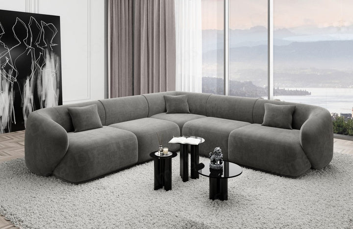 Marbella L-Shaped Corner Sofa Fabric