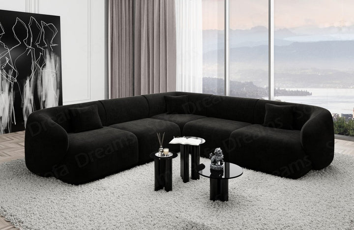 Marbella L-Shaped Corner Sofa Fabric