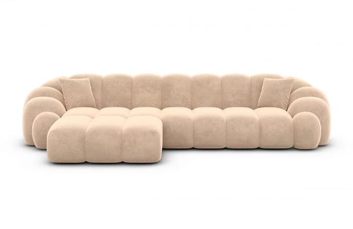 Fabric corner sofa Rajada L shape short