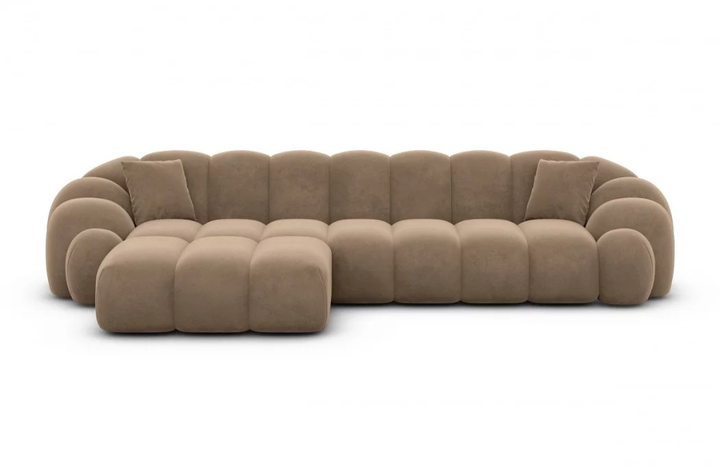 Fabric corner sofa Rajada L shape short