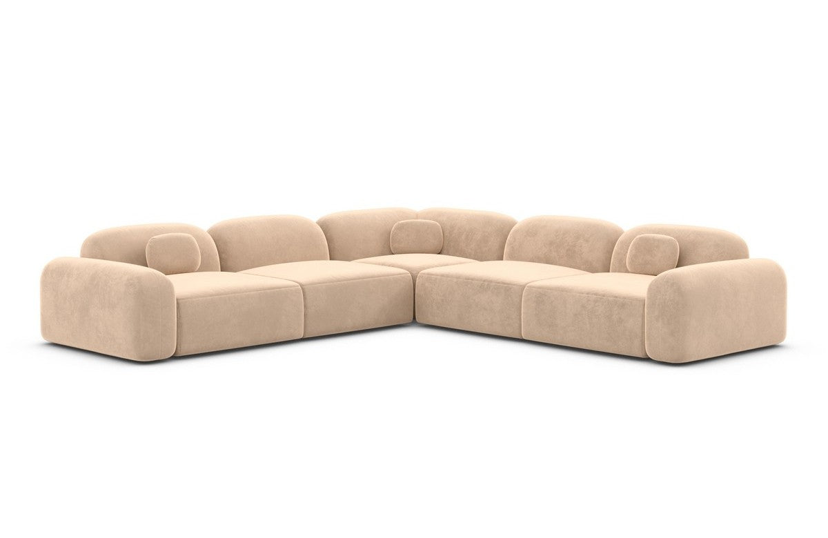 Corner Sofa Barcelona L Shape Fabric