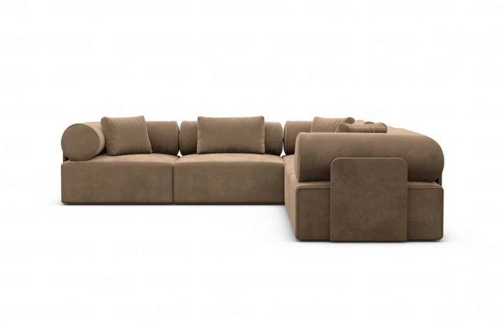 Corner sofa Laguardia L shape fabric