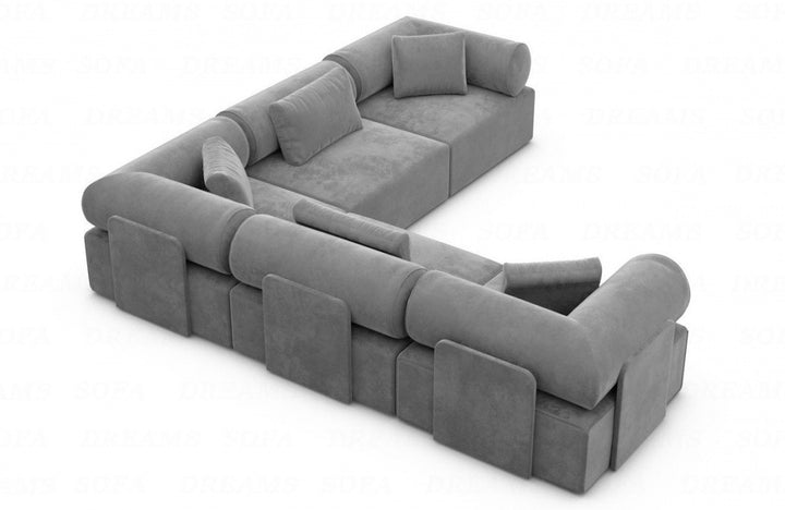 Corner sofa Laguardia L shape fabric