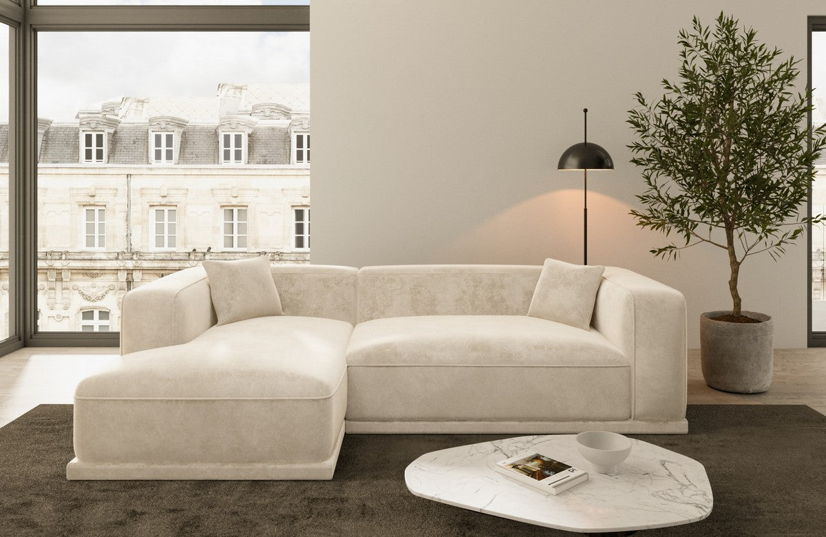 Fabric Corner Sofa Merida L Shape Short