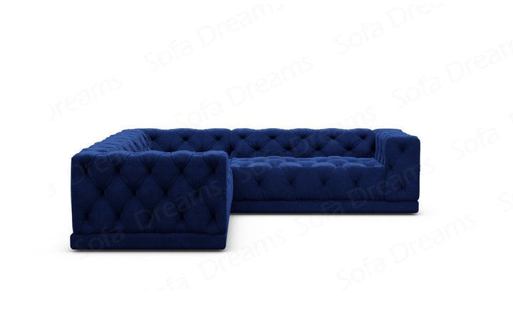 L-Shaped Velvet Sofa Palma