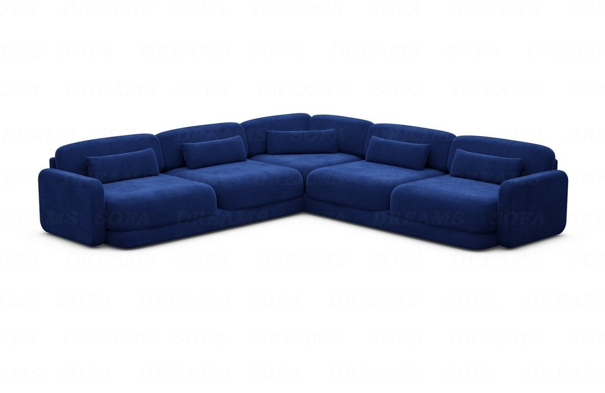 Corner Sofa Valencia L Shape Fabric