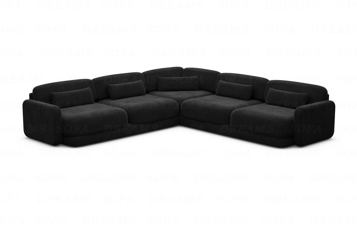 Corner Sofa Valencia L Shape Fabric