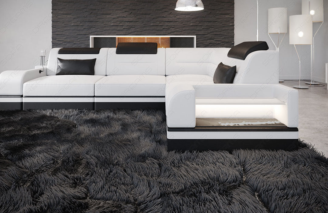 Detailansicht der kleinen Armlehne beim Sofa Trivento