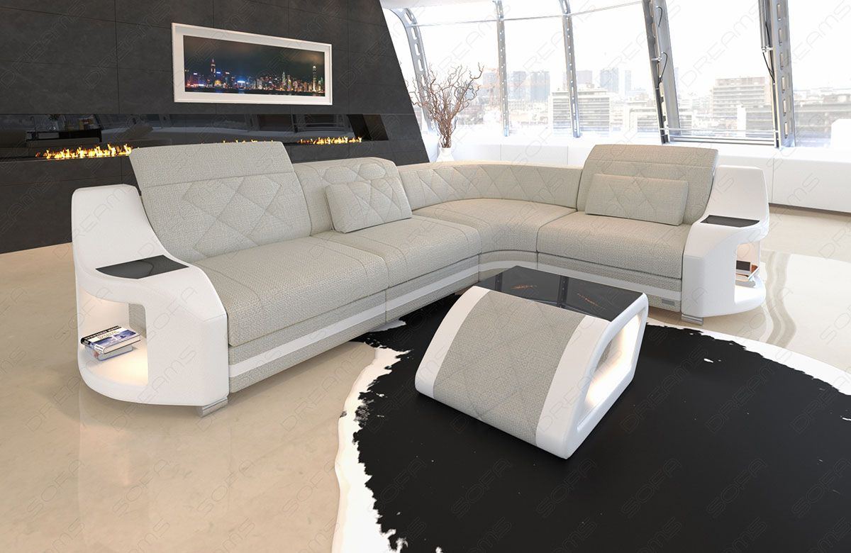 Sofa Gobi Mini L Shape Fabric Sofa