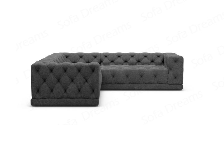 L-Shaped Velvet Sofa Palma