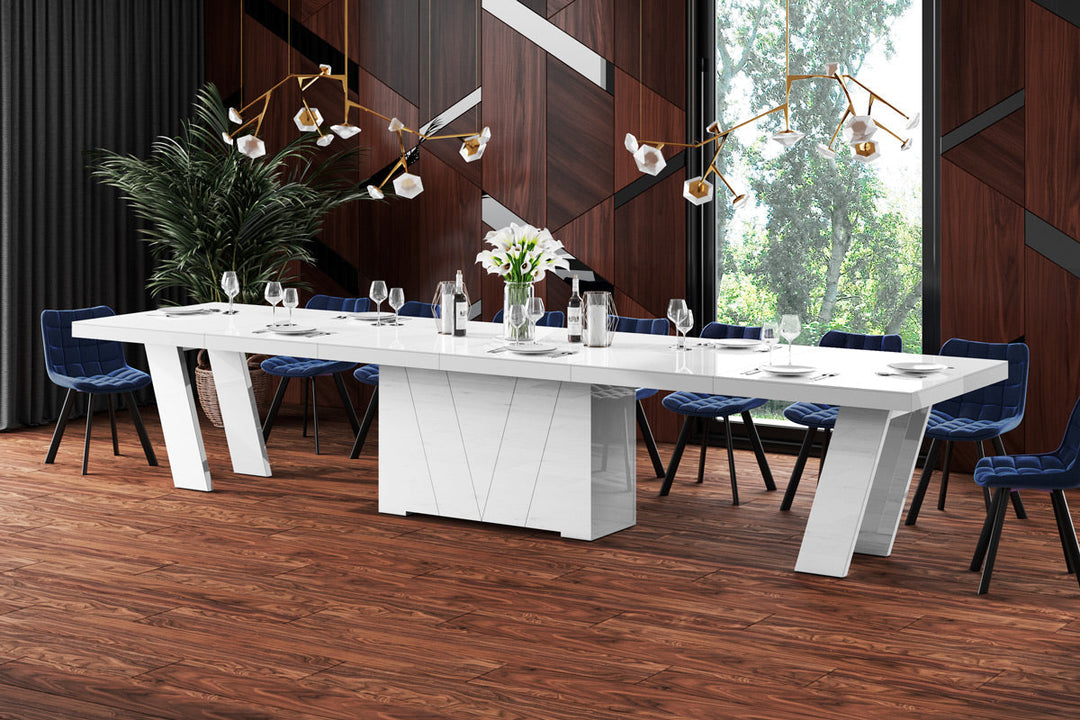 Design Esstisch Grande in komplett weiÃŸ